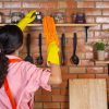 Manajemen kebersihan dinding dapur