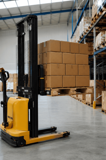 apa fungsi hand stacker