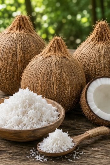 cara memarut kelapa
